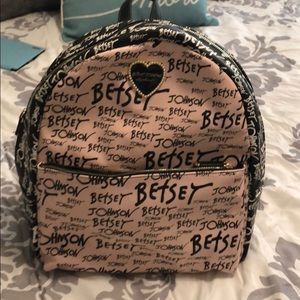 Betsey Johnson Graffiti print backpack